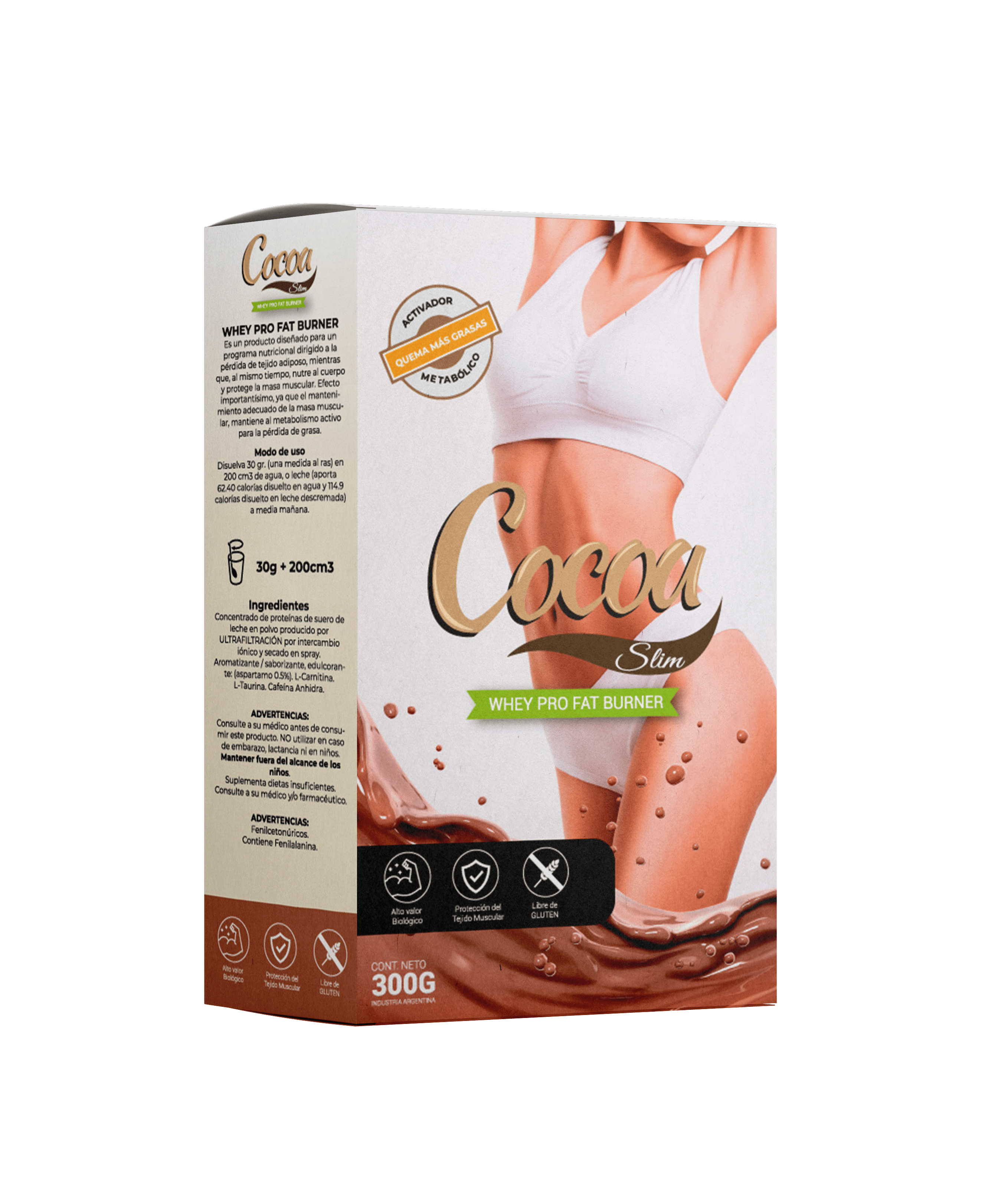 Modelo presentando Cocoa Slim